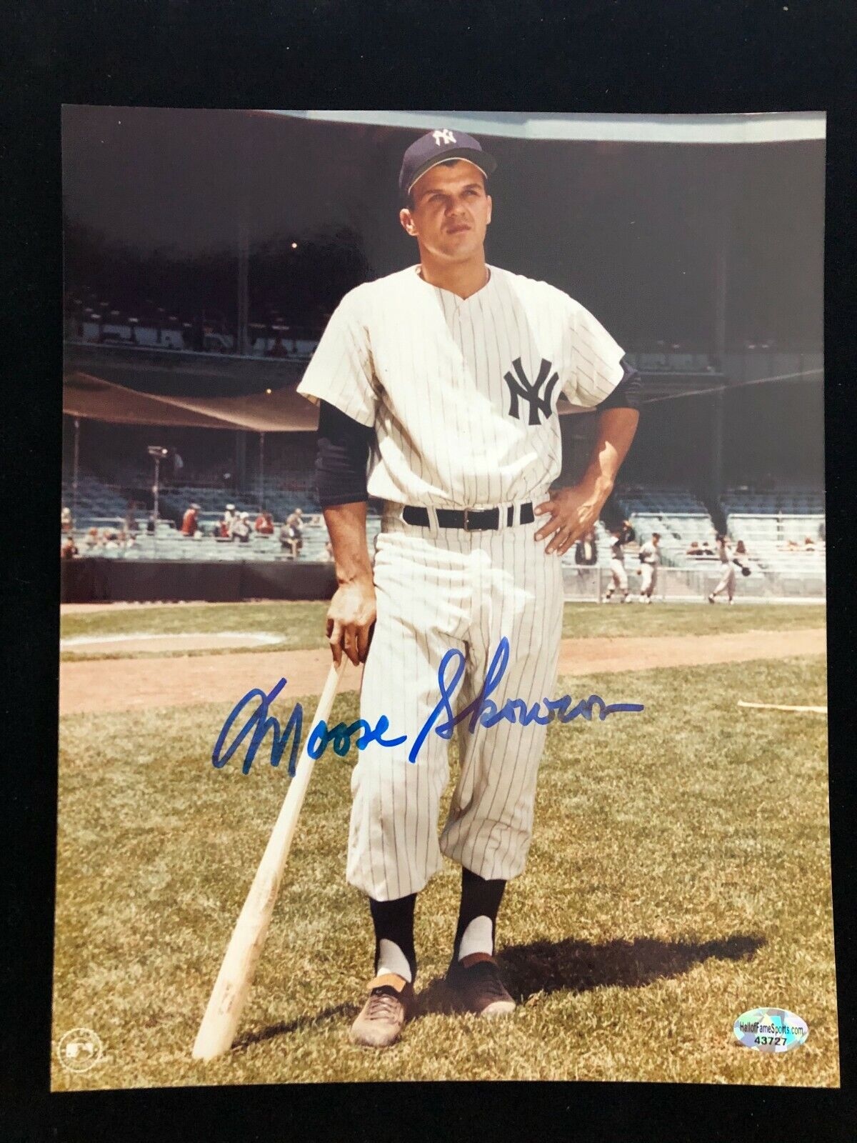 Moose Skowron Signed Autographed Photo Poster painting - COA - NY Yankees