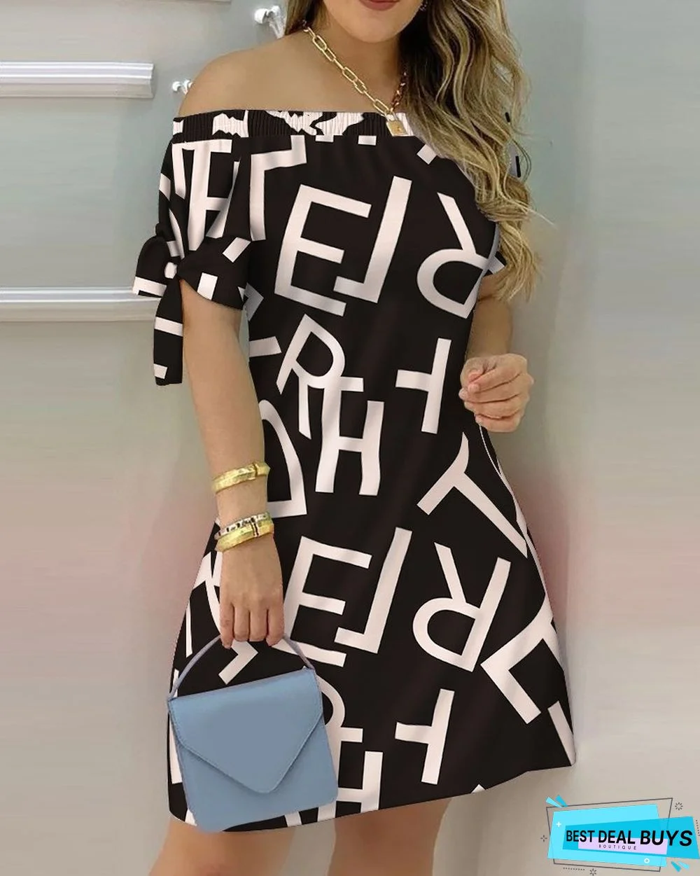 Fashion Sexy Women's Printed Dress