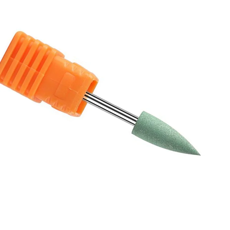 1Pcs Rubber Silicone Nail Drill Milling Cutter Drill Bits Files Burr Buffer for Electric Machine Nail Art Grinder Cuticle Tools-Nail Inspo