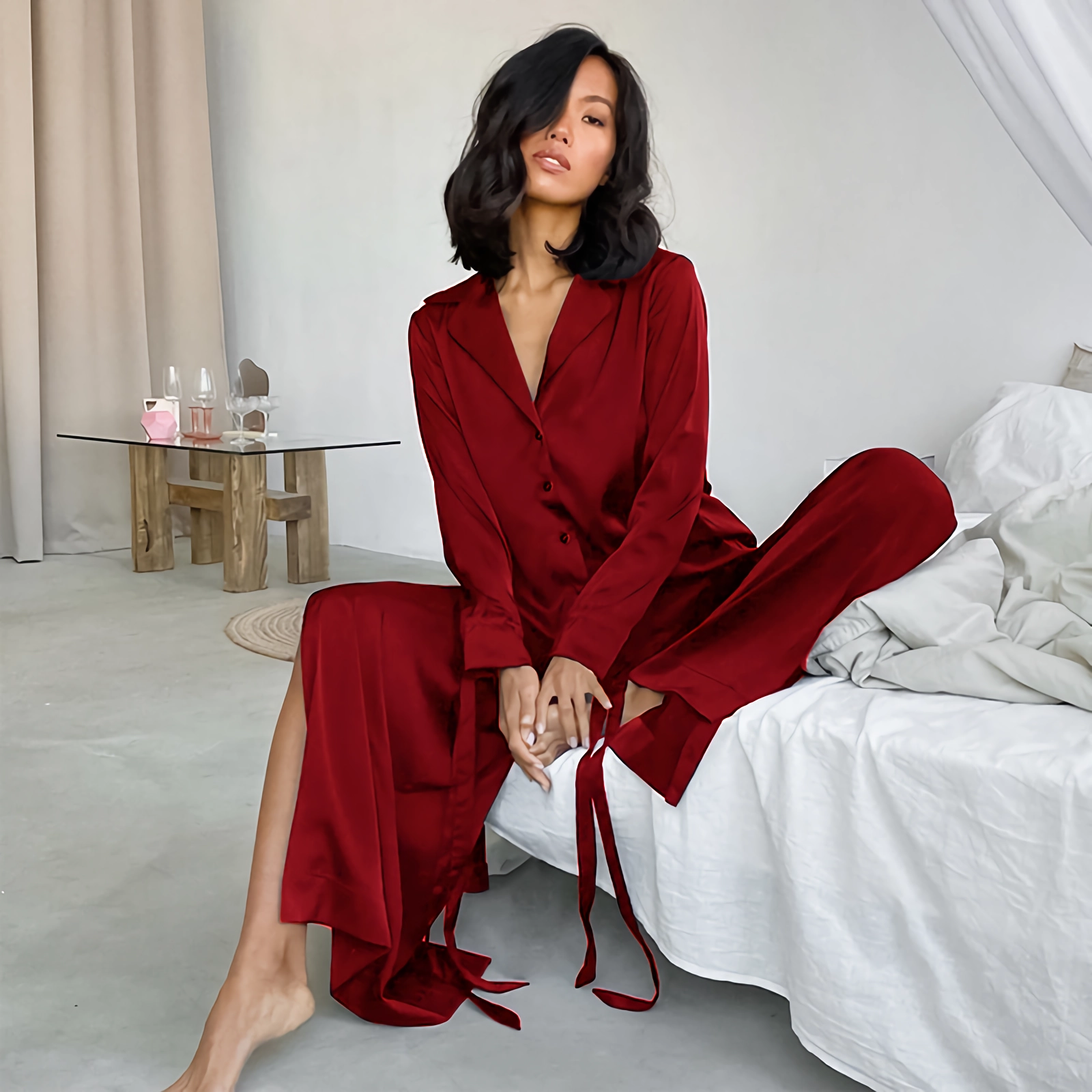 22 Momme Cool Silk Pajamas REAL SILK LIFE