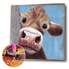 Diamond Painting-DIY Full Round Drill Cow