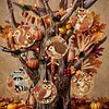 6 pi&egrave;ces de for&ecirc;t, sculptures de for&ecirc;t, peinture en diamant maison, ornements en acrylique, pendentifs d&eacute;coratifs