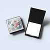 PU Flower Diamond Painting Notecard Box with 160 Sheets of Paper for Adults