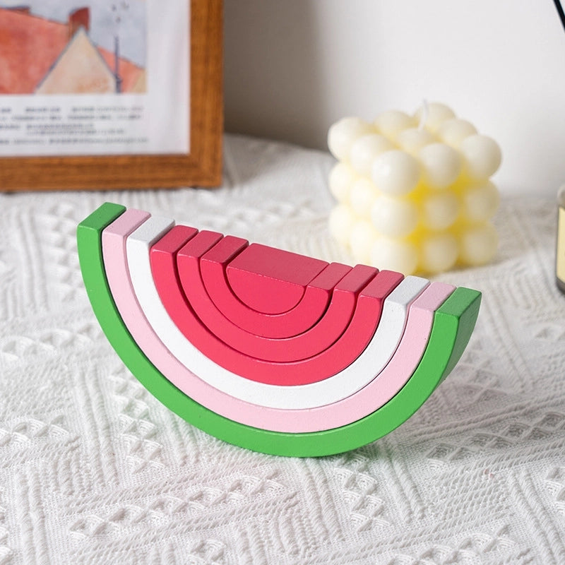 Children’s Educational Rainbow Building Blocks Jenga Toys