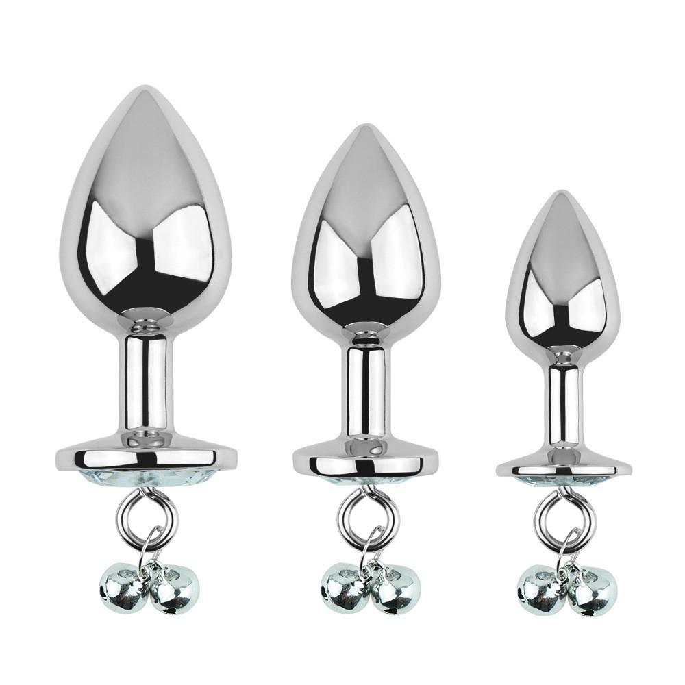 Pattern Metal Bell Anal Plug Backyard Appliance