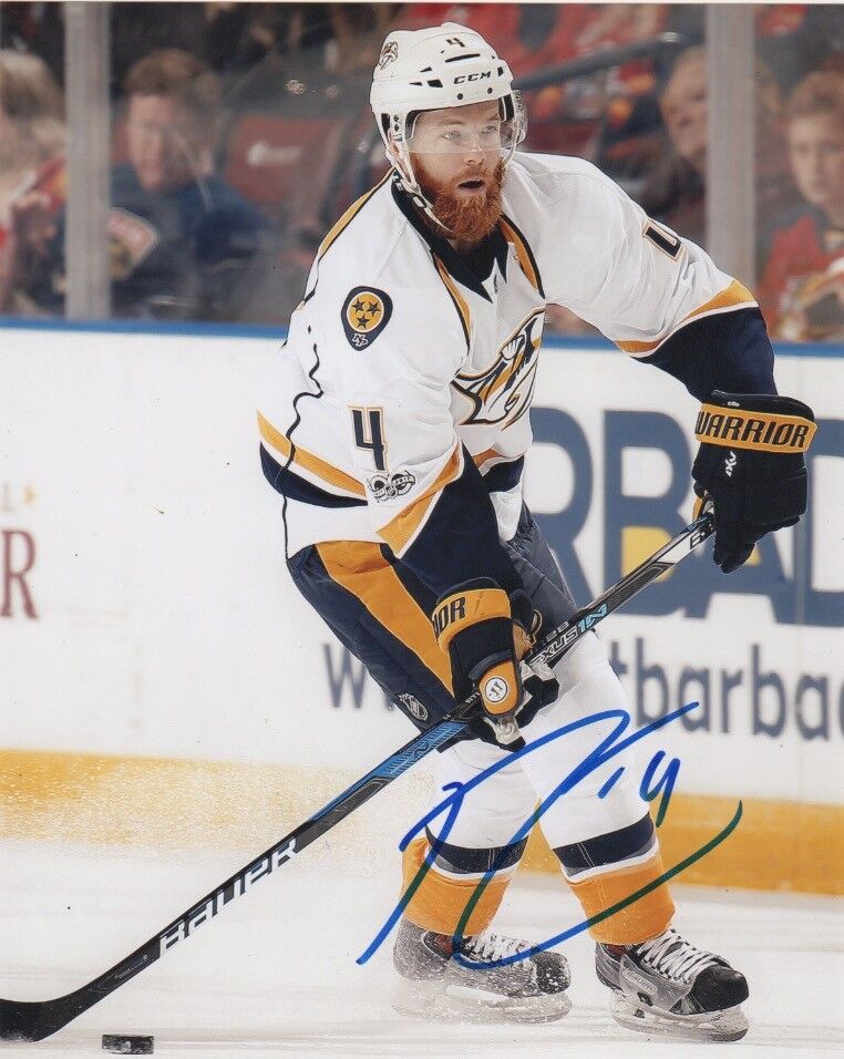 Nashville Predators Ryan Ellis Signed Autographed 8x10 NHL Photo Poster painting COA #2