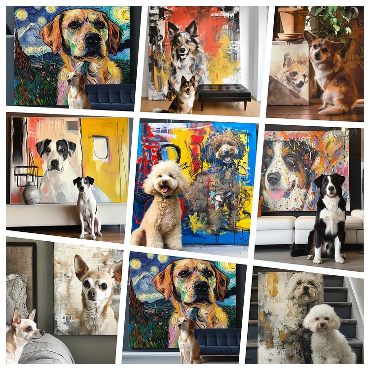 Custom Pet Canvas Collection 