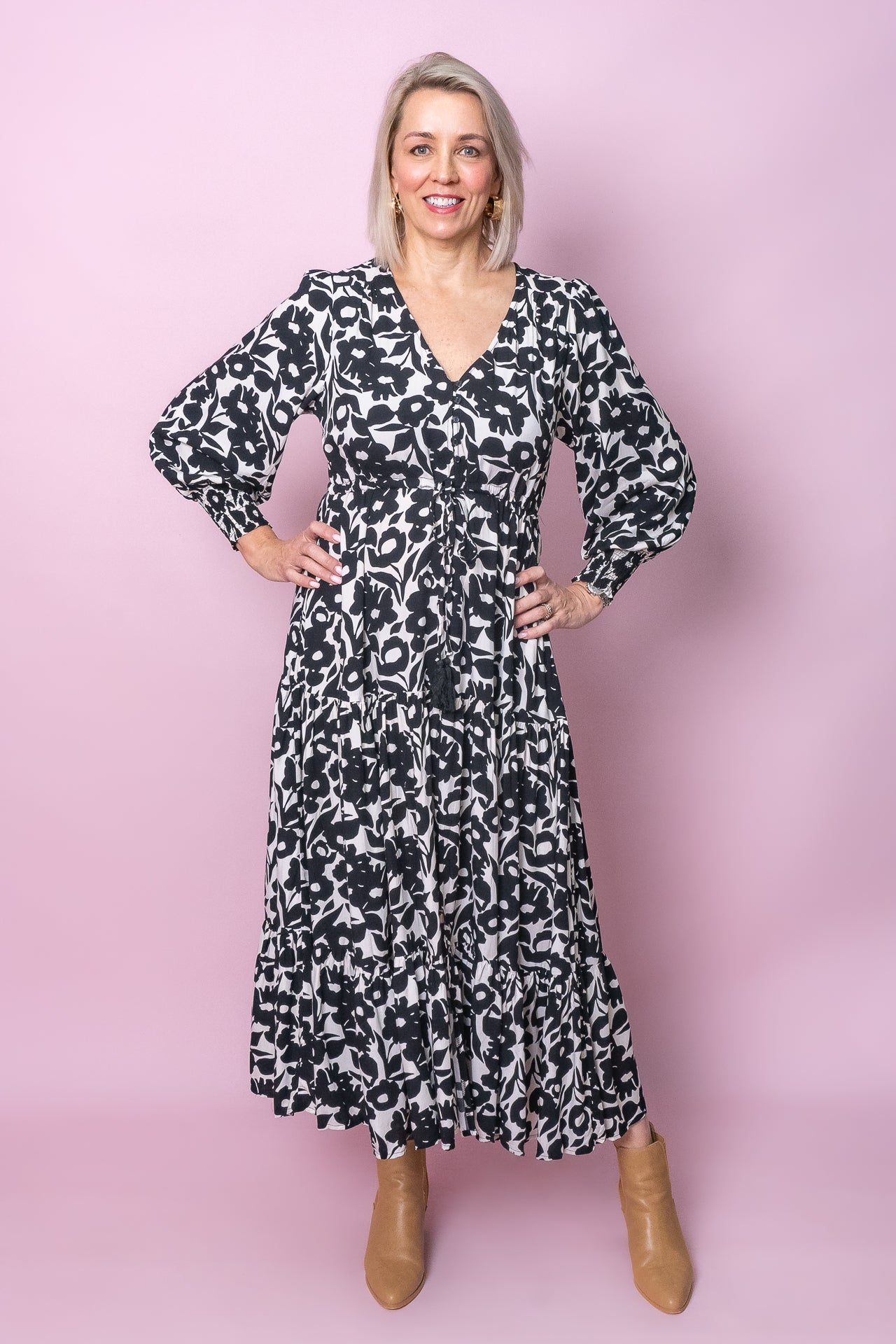 Watson Maxi Dress in Black