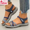 Rieker&reg;Novi &scaron;portni sandali 2025, udobni in trpežni z zapenjanjem z zaponko.