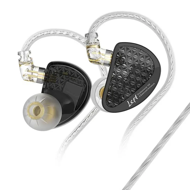 🔥KZ AS16 Pro In Ear Wired Earphones 16BA Balanced Armature HIFI Bass Monitor Headphones  Noise Cancelling Earbuds Sport Headset