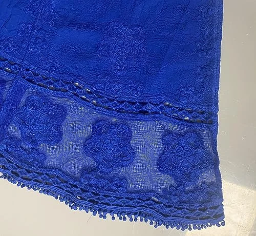 B2prity Women's Contrast Lace Bathing Suit Cover Up V-Neck Swimsuit Coverups Loose Swimwear Beach Dress Beachwear