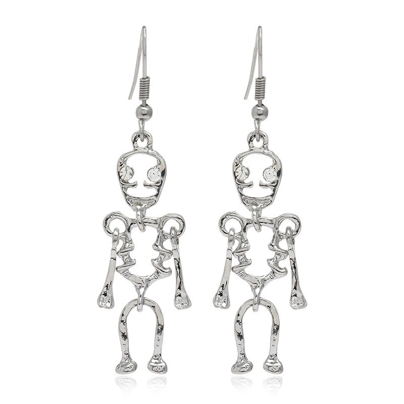 6 Pieces Gothic Cat Spider Alloy Women’S Drop Earrings 1 Pair