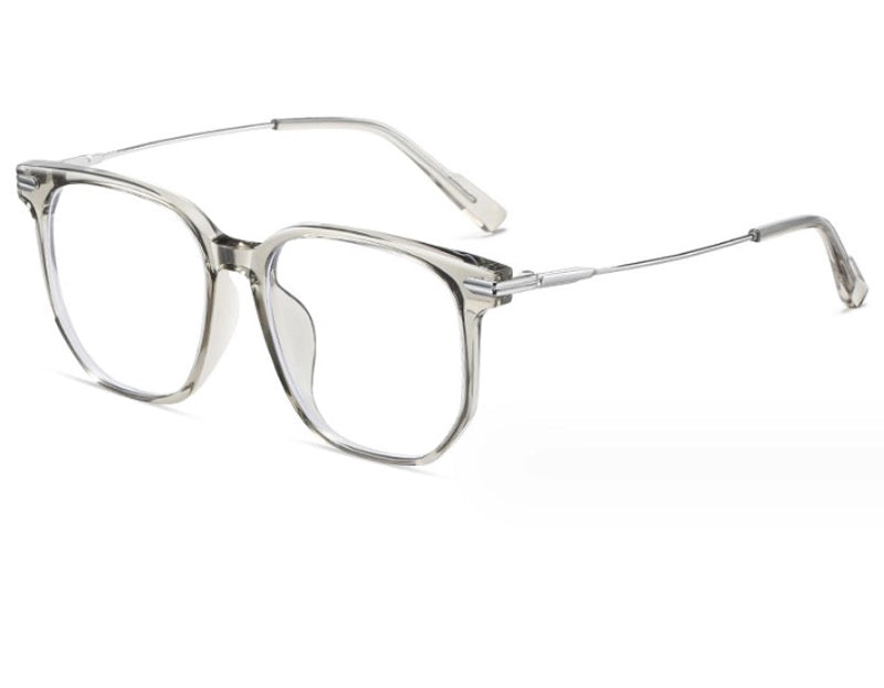 Fashion Minimalist Solid Color Pc Square Full Frame Optical Glasses