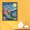 Van Gogh - Hydrangea-11CT Stamped Cross Stitch 40*50cm/15.75*19.69in