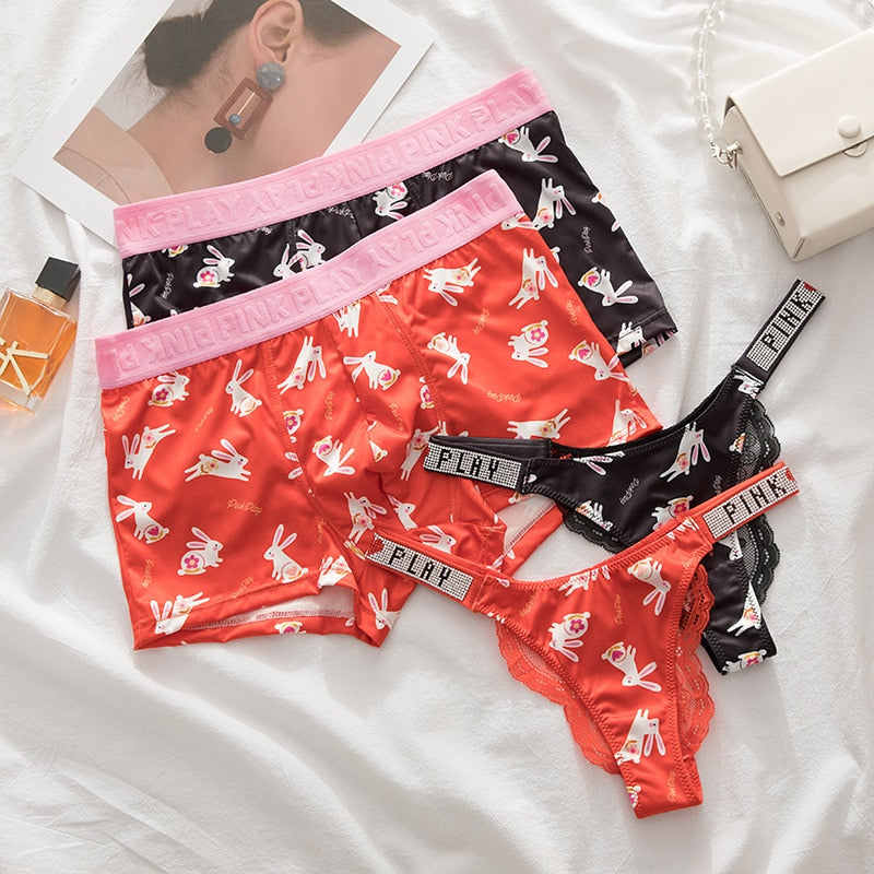 Cute And Sexy Cartoon Matching Underwear For Couples