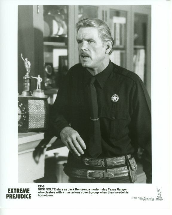 Nick Nolte Extreme Prejudice 1987 Original Press 8X10 Photo Poster painting