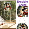 Christmas Snowman Acrylic DIY Diamond Painting Hanging Pendant for Adults