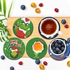 8pcs Christmas Grinch DIY Diamond Painting Wooden Coasters