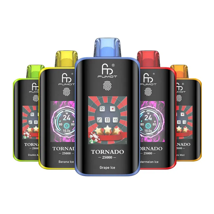 Fumot Tornado 25000 Vape: Dual Mesh Coil, 700mAh & 26 Geschmacksrichtungen mysite www.vapeshoppromax.com