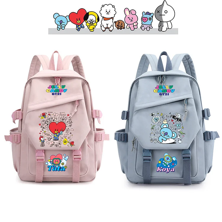 BTS BACKPACK . Kpop band backpack, 2 styles to choose from. BT21