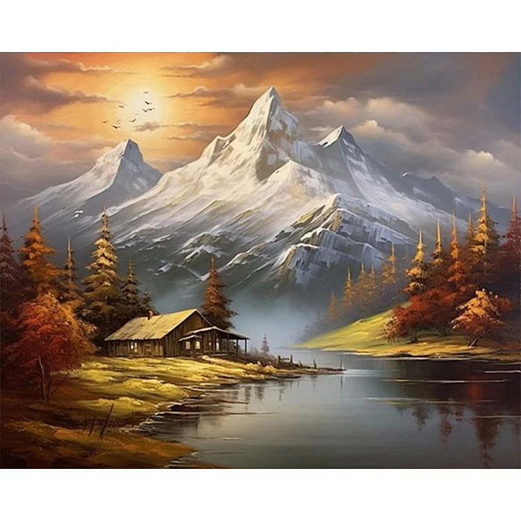 High Mountain - Painting By Numbers - 50*40CM gbfke