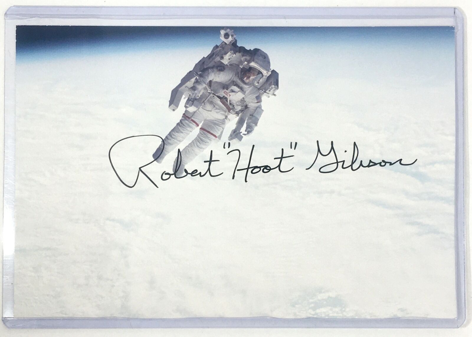 Robert Hoot Gibson Signed 4x6 Photo Poster painting NASA Pilot Space Shuttle STS-71 Astronaut