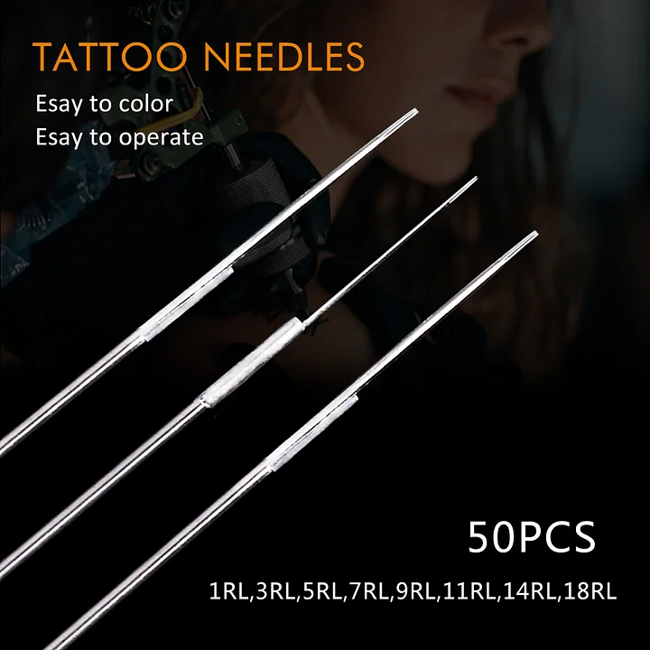 Round liner and magnum tattoo needles