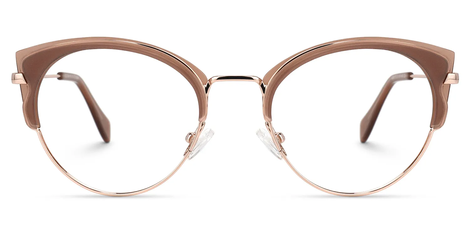 Barry Braun Cateye Brille Braun
