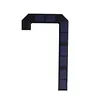 LED Illuminated Modern Address Sign IP44 Waterproof Personalized Solar Powered Address Number with Easy Installation UV Protection for Outside House Light Up Courtyard Hotel Bar