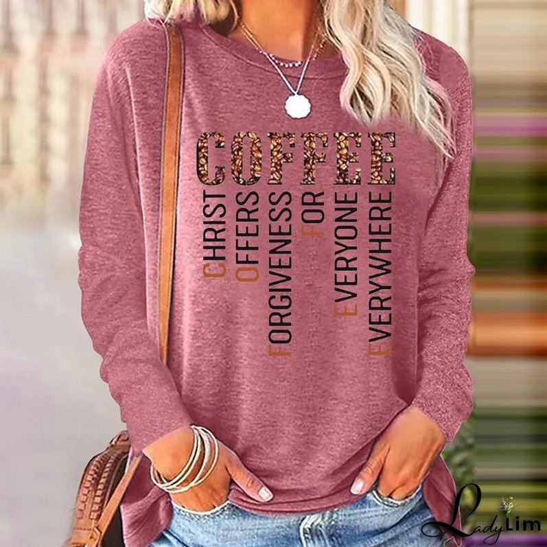 Loose, All-Matching Long Sleeve Leisure Top