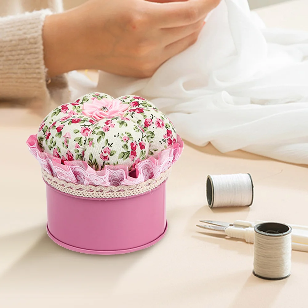 Needle Thread Storage Box Multifunction Sewing Kits Box Lace Box Pincushion Case