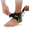 Ankle Brace Adjustable Ankles Compression Support Strap Lace-Up Ankle Protector Elastic Supports Foot Sleeves For Women & Men Daily Sport Gym Workout Weightlifting
