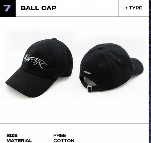 Ateez 2025 World Tour In Your Fantasy Ball Cap officialateezshop