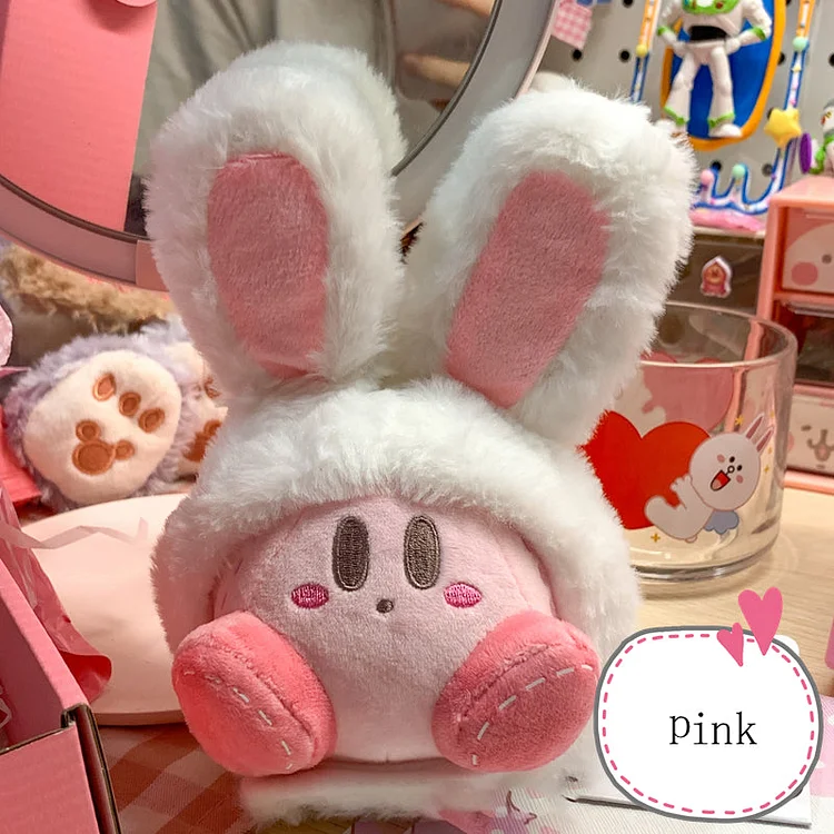 Cute Anime Bunny Ears Plush Pendant