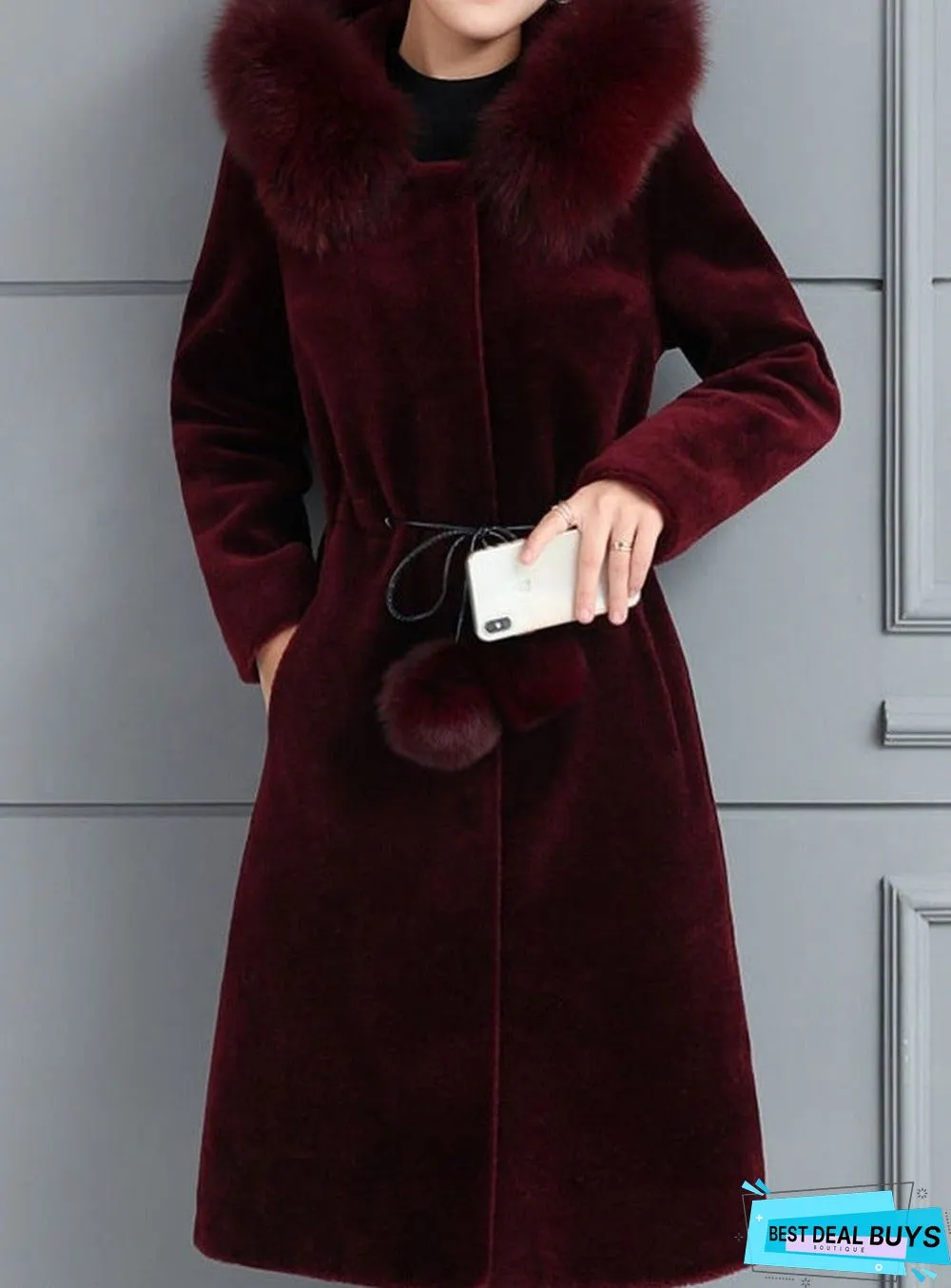 New Ins Women's Medium and Long Imitation Mink Coat