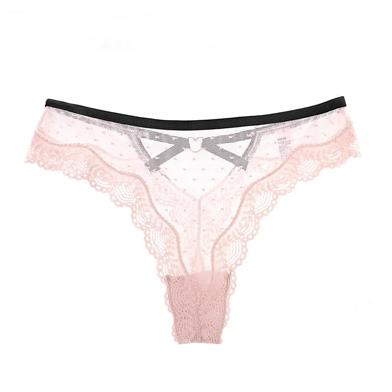 Sexy Panties Women Lace Underwear Female Hollow Out Panties Sex String Transparent Thong Seamless Briefs Low-waist Lingerie