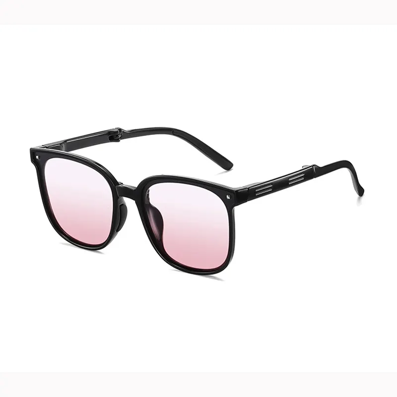 Folding Sunglasses Polarized Sunglasses Fashion Ultra Light TR Two Tone Folding Sunglasses-vocosishoes