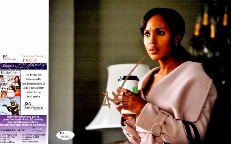 Kerry Washington Signed Autographed SCANDAL 8x10 inch Photo Poster painting - JSA Certificate