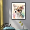 Chihuahua Dog-11CT Stamped Cross Stitch 40*50cm/15.75*19.69in