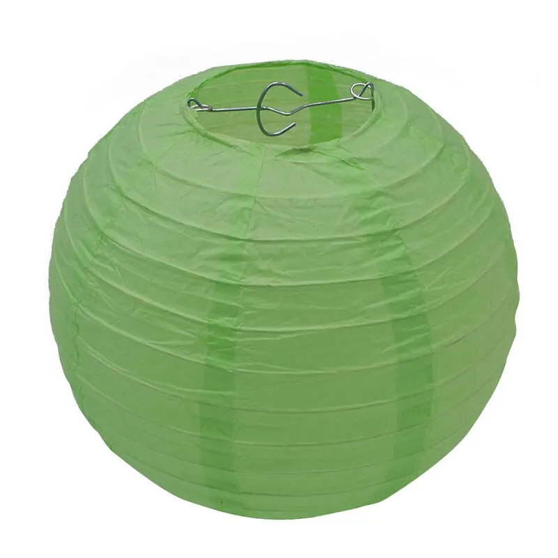 1pcs 20cm/25cm/30cm Colorful Chinese Round Hanging Paper Lanterns lamps Paper Crafts Party Festival Wedding Home DIY Decoration