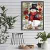 Diamond Painting-DIY Full Round Drill Christmas Snowman