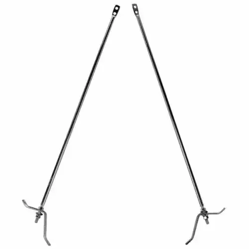 Dronehint Stainless Steel Firewall to Fender Brace Set for 47-55 Chevy GMC CK Pickup Truck (For: GMC) Parts