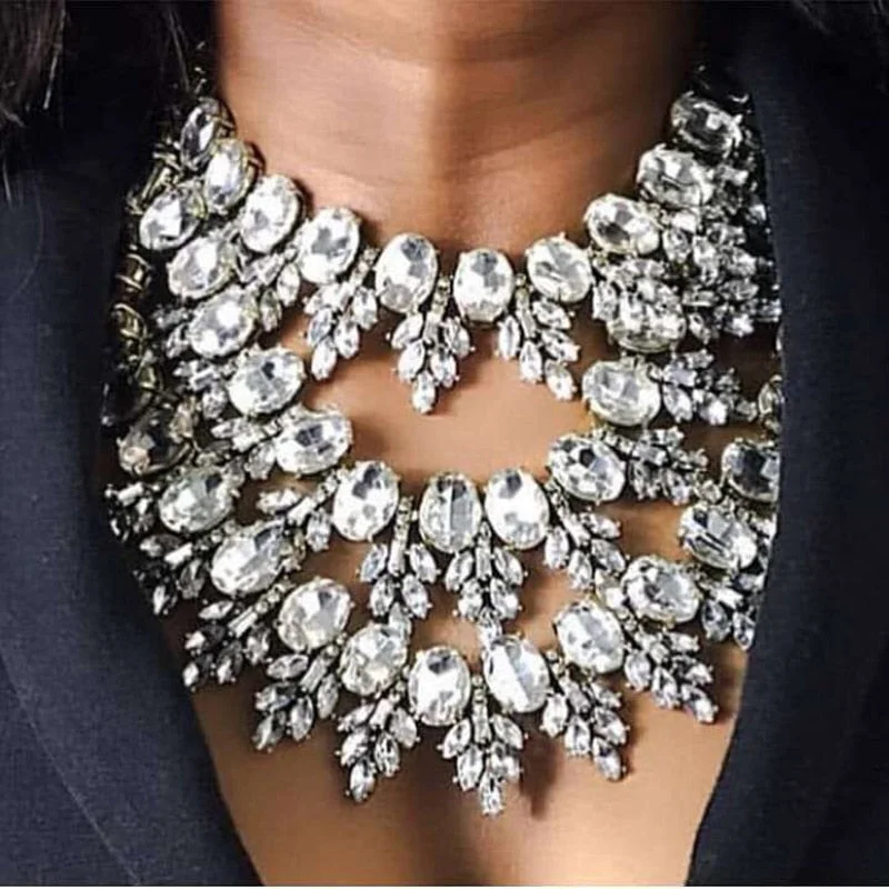Dvacaman Korean Handmade Simulated Pearl Statement Necklace Women 2019 New Fashion Sex Body Chain Charm Necklace Jewelry Female