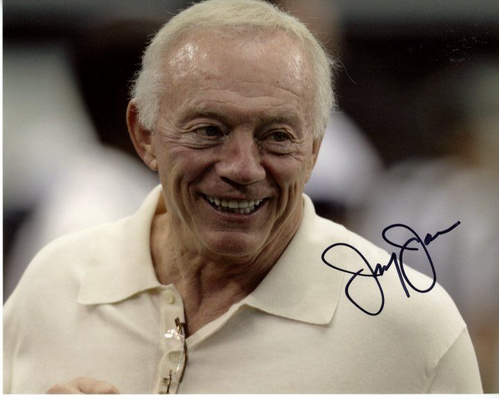 JERRY JONES signed autographed Photo Poster painting NFL DALLAS COWBOYS OWNER