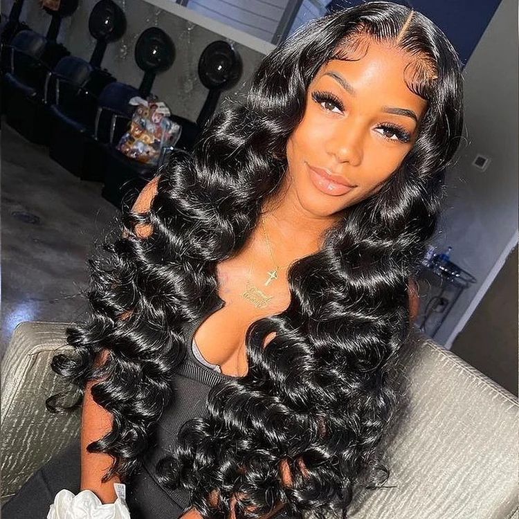 Loose Wave Undetectable Glueless 5X5 HD Lace Closure Wig