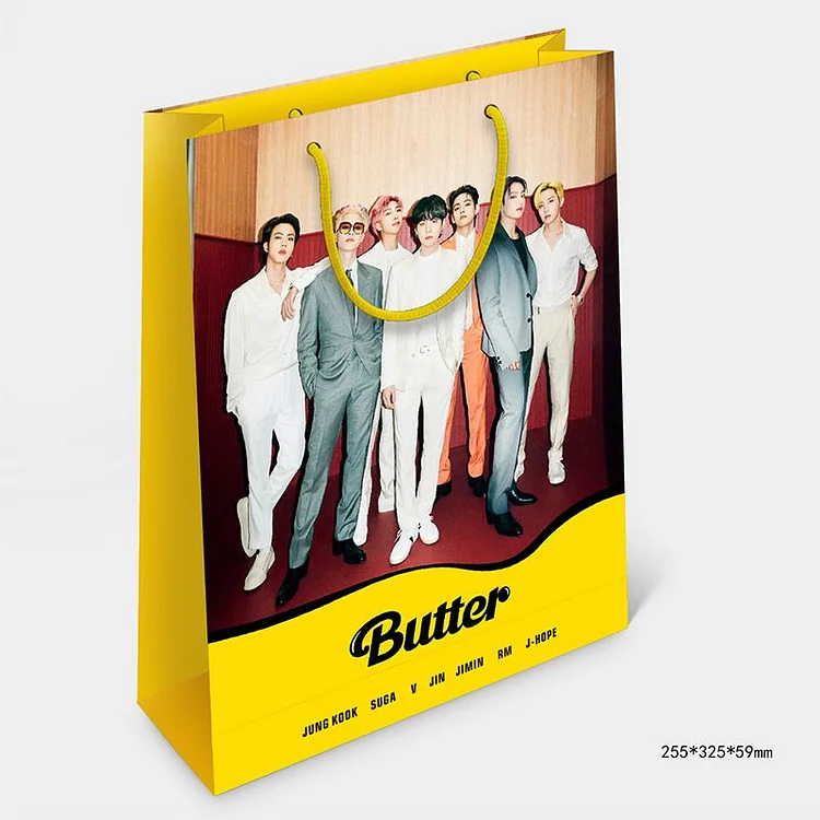 방탄소년단 Butter Photo Gift Paper Bag