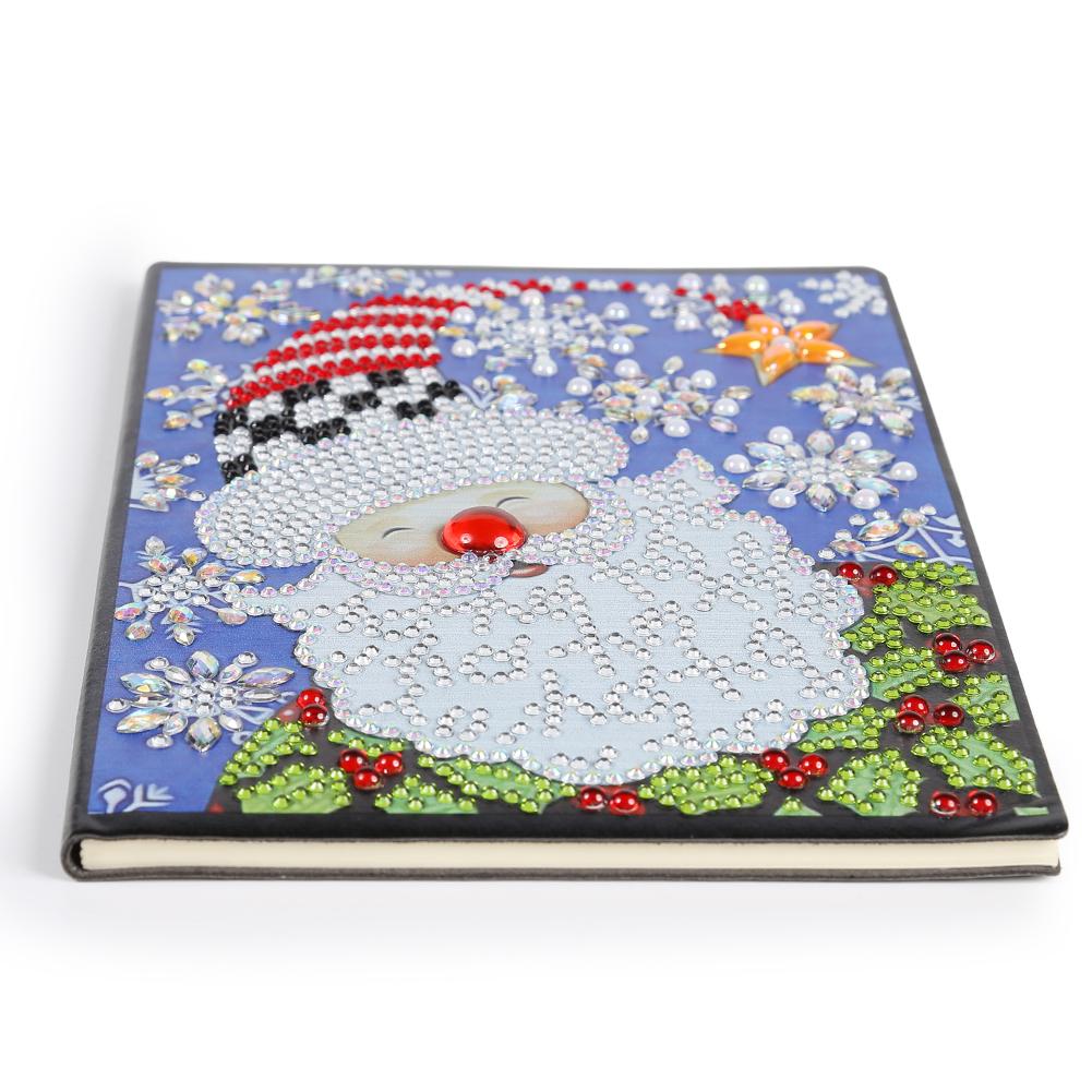 

Santa Claus-DIY Creative Diamond 60 Pages A5 Notebook, 501 Original