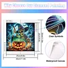 Diamond Painting - Partial Special Shaped Drill - Halloween Skeleton(Canvas|30*30cm)