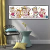 Children-14CT Stamped Cross Stitch Kit(62*21cm)