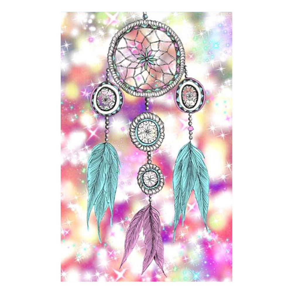 

25*35CM - Shining Dreamcatcher - Round Drill Diamond Painting, 501 Original